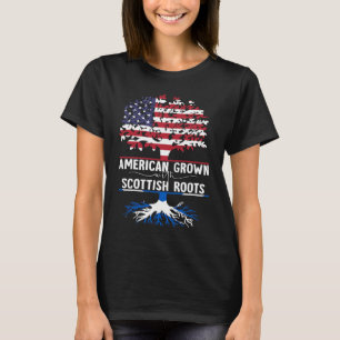 Camiseta Los estadounidenses crecen con raíces escocesas