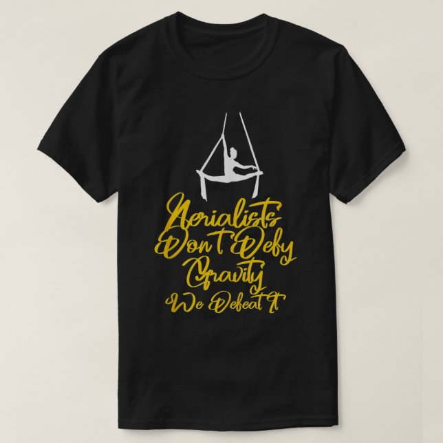 Camiseta Los estadounidenses no están desafiando la graveda (Diseño del anverso)