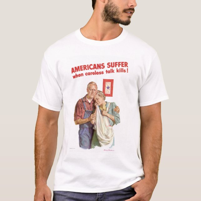 Camiseta Los estadounidenses sufren... (Anverso)