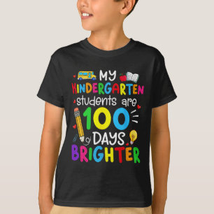 Camiseta Los estudiantes de guardería son 100 días más bril