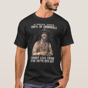 Camiseta Los estudios muestran que 100 de los criminales co