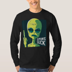 Camiseta Los extranjeros no creen en ti ni en el espacio H