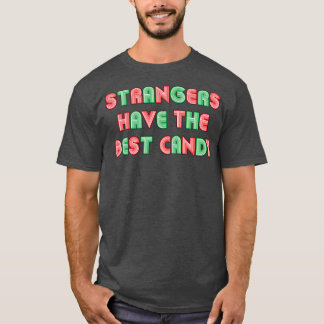 Camiseta Los Extraños Tienen El Mejor Texto De Estilo Neón 