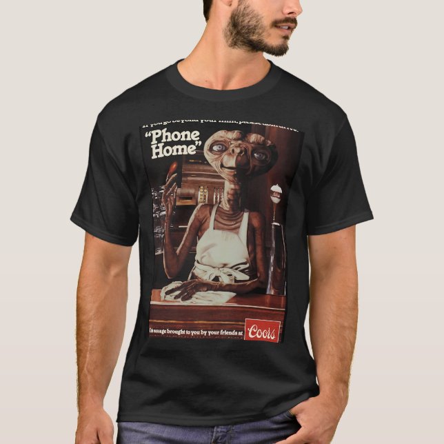 Camiseta Los extraterrestres beben responsablemente (Anverso)