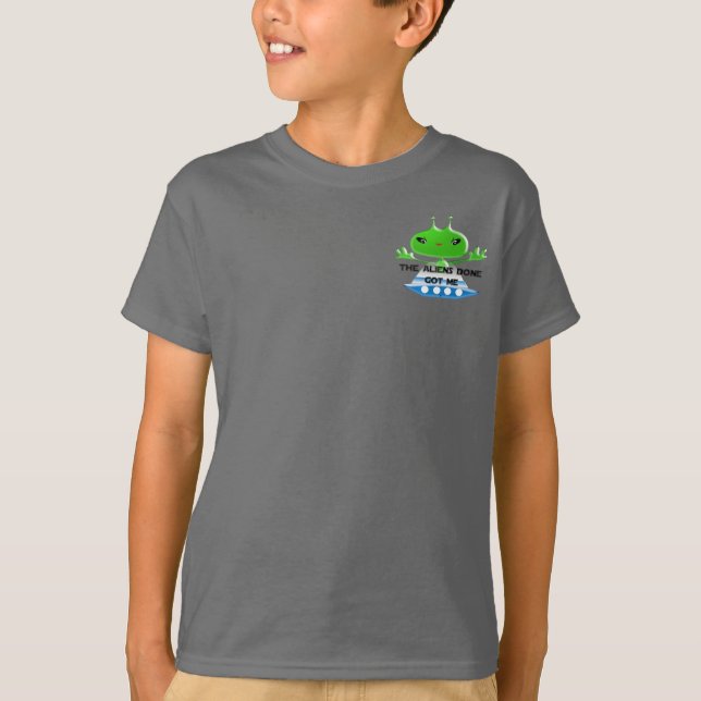 Camiseta Los extraterrestres me han atrapado (Anverso)