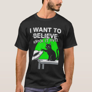 Camiseta Los extraterrestres son divertidos Meme de gato OV
