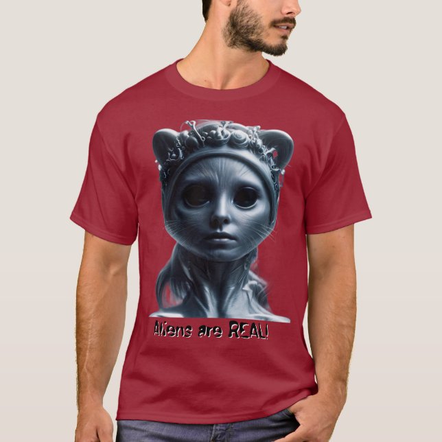 Camiseta Los extraterrestres son REALES! (Anverso)