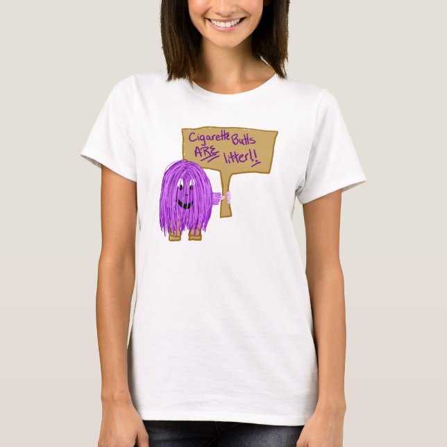 Camiseta los extremos de cigarrillo son litera (Anverso)
