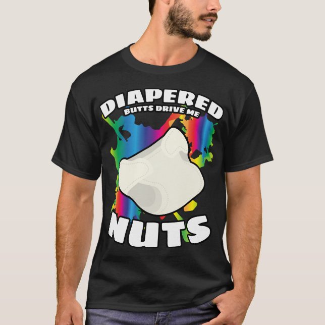 Camiseta Los extremos del pañal me conducen Abdl Nuts DDlG (Anverso)