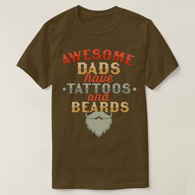 Camiseta Los Fabulosos Padres Tienen Tatuajes Y Ojetas Padr (Diseño del anverso)