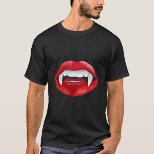 Camiseta Los Fangs De Vampiros Aterradores Levantan El Drác