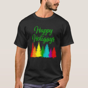 Camiseta Los felices gays de árbol de Navidad LGBT