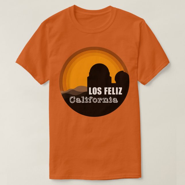 Camiseta Los Feliz California Los Angeles Griffith Observat (Diseño del anverso)