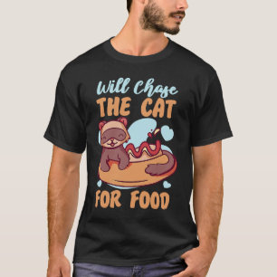 Camiseta Los Ferretes Perseguirán Al Gato Por La Comida