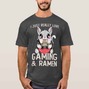 Camiseta Los fideos japoneses me encantan Ramen Kawaii C