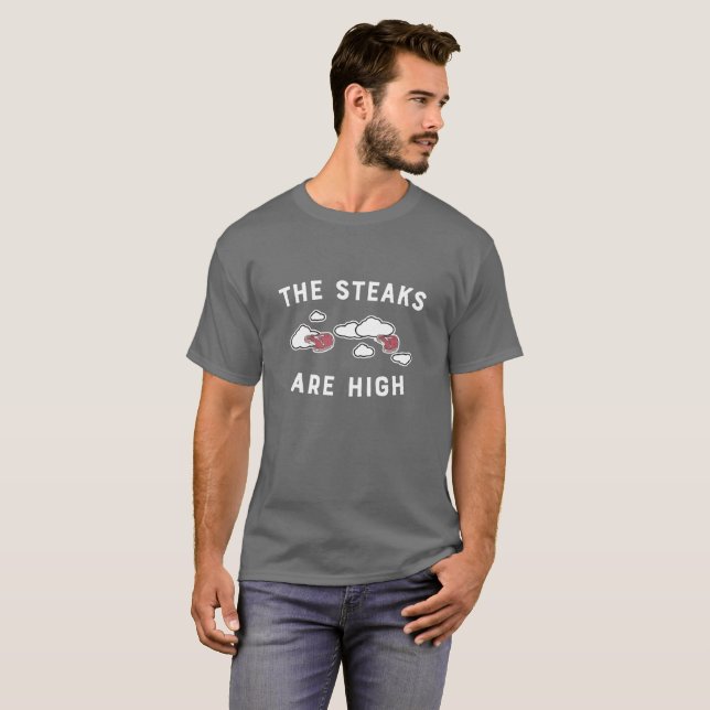 Camiseta Los filetes son altos (Anverso completo)