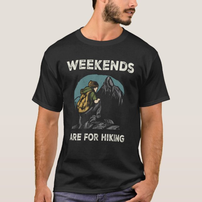 Camiseta Los fines de semana de aventura son ideales para p (Anverso)