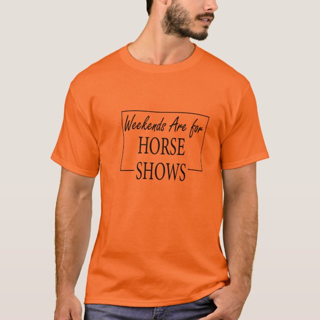 Camiseta Los Fines De Semana Son Para Espectáculos De Cabal (Anverso)