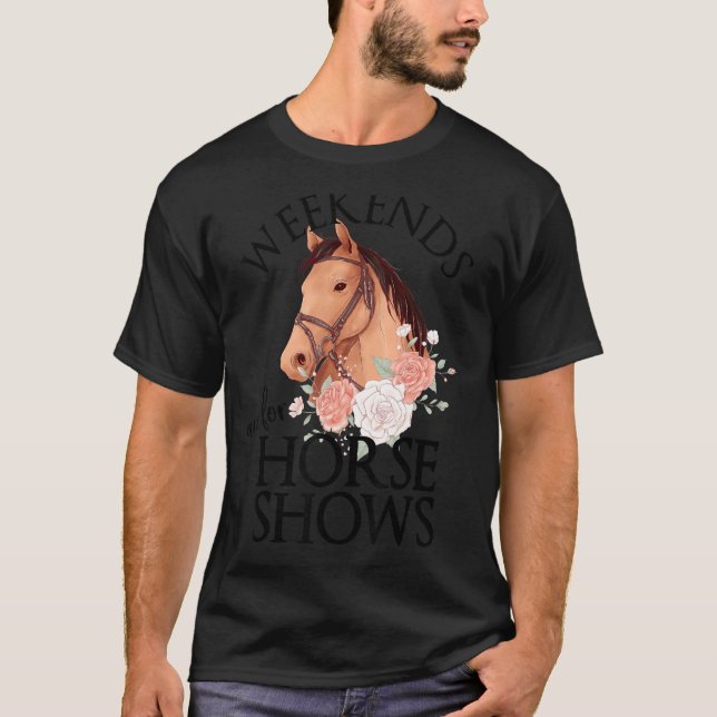 Camiseta Los fines de semana son para espectáculos de cabal (Anverso)