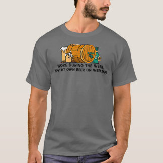 Camiseta Los Fines De Semana Son Para La Cerveza T