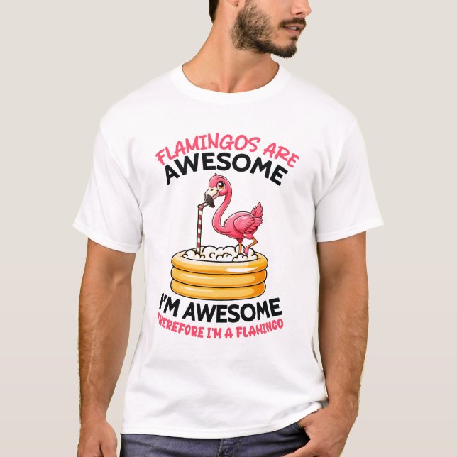 Camiseta Los flamencos son increíbles (Anverso)