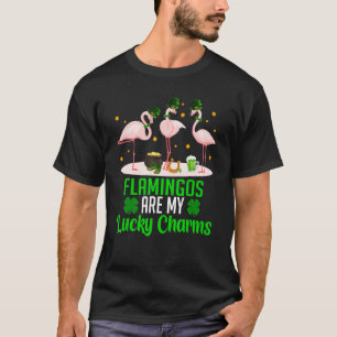 Camiseta Los flamencos son mi encanto de suerte Shamrock Ha