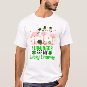 Camiseta Los flamencos son mi encanto de suerte Shamrock Ha