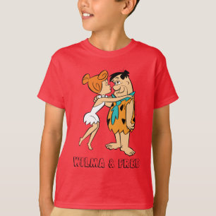 Camiseta Los Flintstones el   Wilma que besa a Fred
