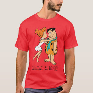 Camiseta Los Flintstones el   Wilma que besa a Fred