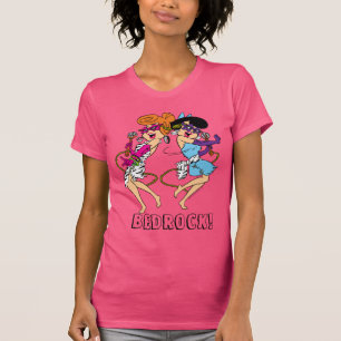 Camiseta Los Flintstones el   Wilma y estrellas del rock de
