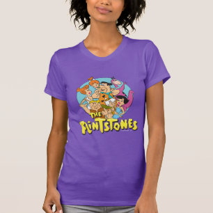 Camiseta Los Flintstones y el gráfico de la familia de los