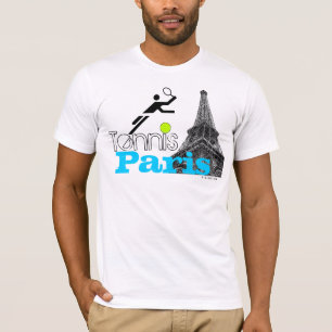 Camiseta Los franceses del tenis de París abren la camiset