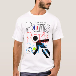 Camiseta Los franceses del tenis de París abren la camiset