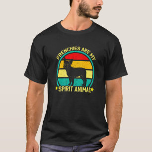 Camiseta Los franceses son mi Bulldo francés retro animal e
