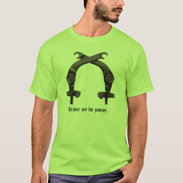 Camiseta Los frenos están para los pensamientos (Anverso)