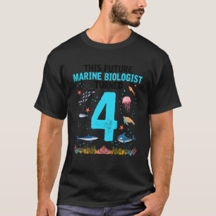 Camiseta Los futuros diseños de biólogo marino infantil par