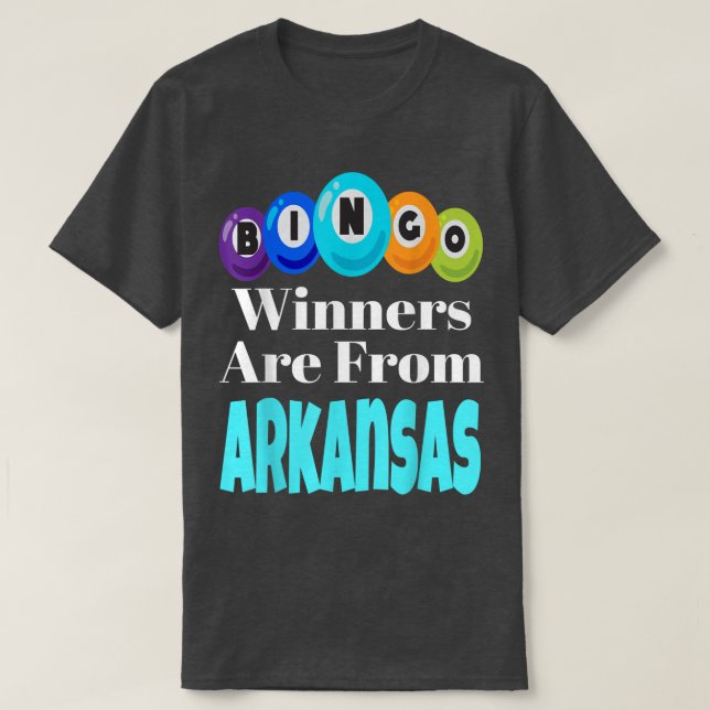 Camiseta Los Ganadores De Bingo Son De La Noche De Juego Gr (Diseño del anverso)