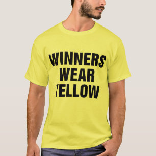 Camiseta Los ganadores usan amarillo