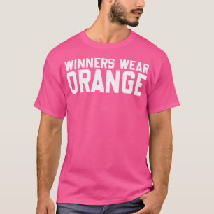 Camiseta Los ganadores usan equipo de Naranja color de jueg
