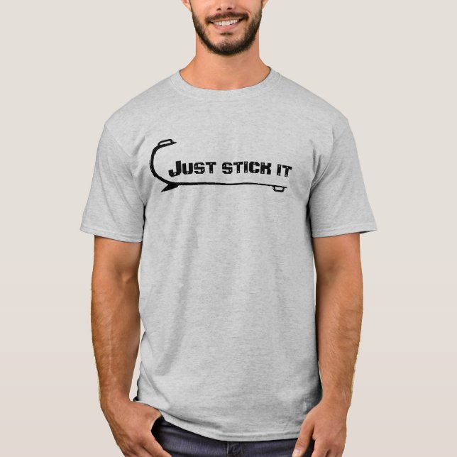 Camiseta los ganchos, apenas lo pegan (Anverso)
