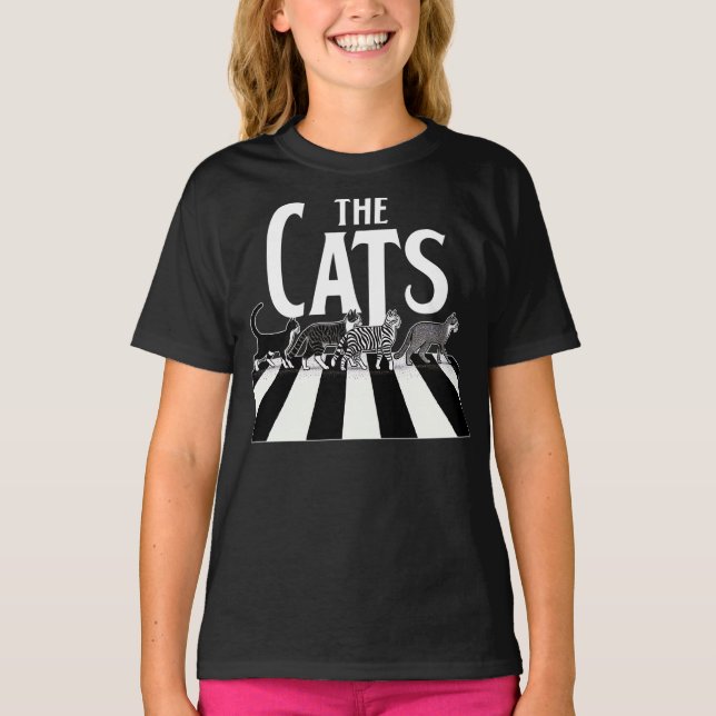 Camiseta Los gatos (Anverso)
