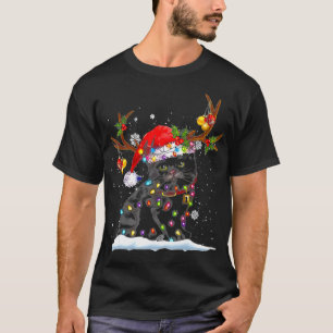 Camiseta Los gatos adoran el árbol de navidad navideño alum
