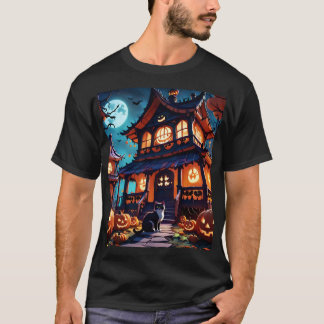 Camiseta Los gatos atormentan la casa de las divertidas
