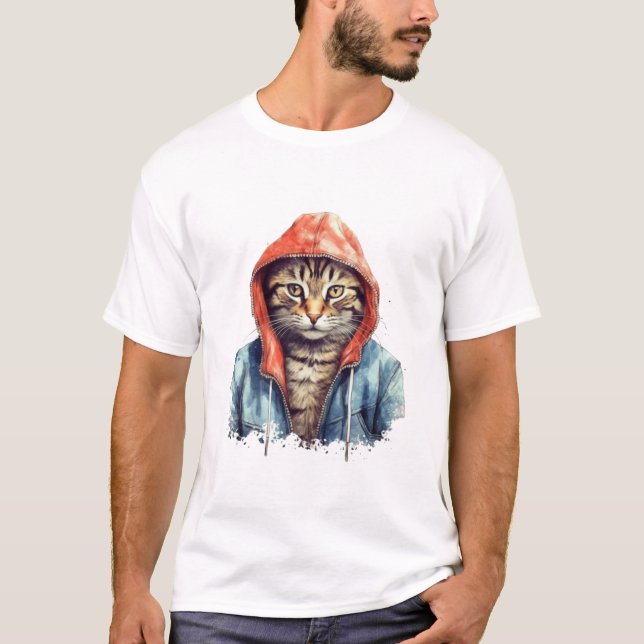 Camiseta Los gatos callejeros esenciales (Anverso)