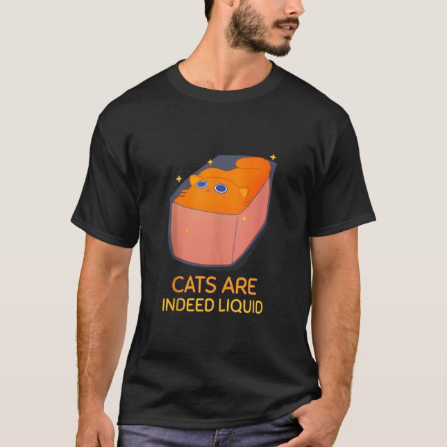 Camiseta Los gatos, de hecho, Liquidan Memes Graciosos Para (Anverso)