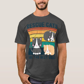Camiseta Los Gatos De Rescate Son La Mejor Raza
