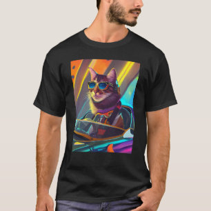 Camiseta Los gatos en coche o en puro siempre gobiernan el