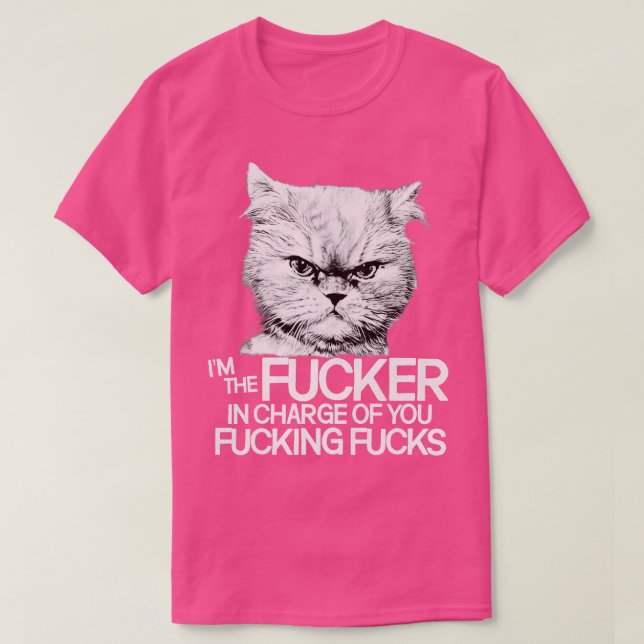 Camiseta Los Gatos Están A Cargo (Diseño del anverso)