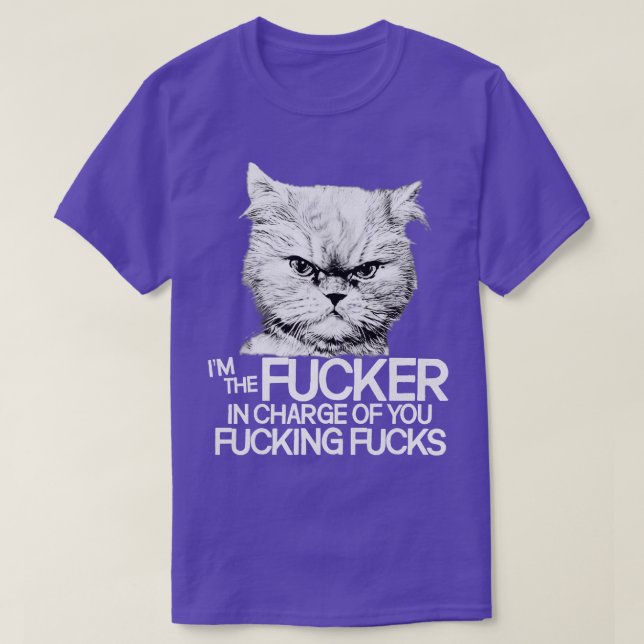 Camiseta Los Gatos Están A Cargo (Diseño del anverso)