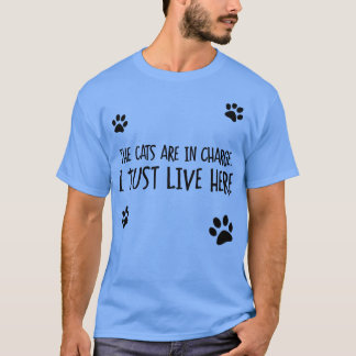 Camiseta Los Gatos Están A Cargo
